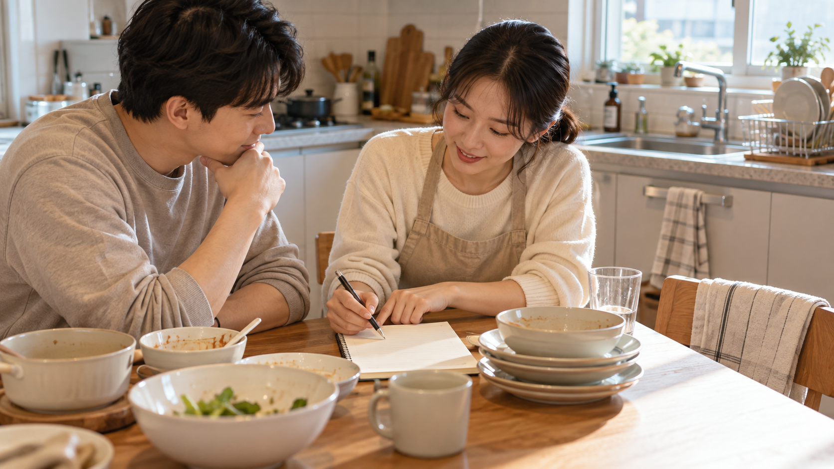 첫 분담표는 세 가지 일로 시작하세요 — 설명용 생성 이미지