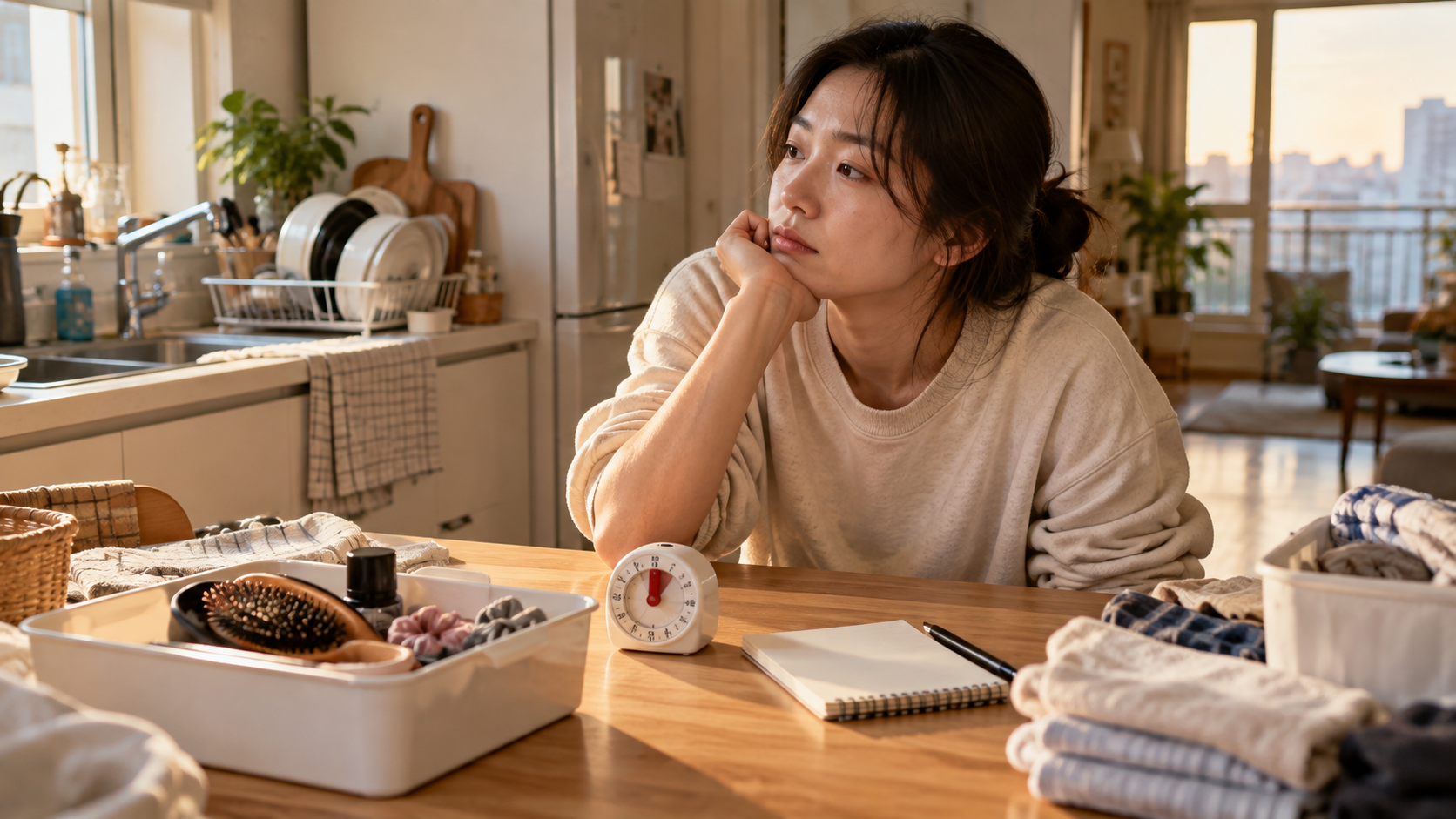10분 안에 다 못 끝내면 어떡하죠? — 설명용 생성 이미지